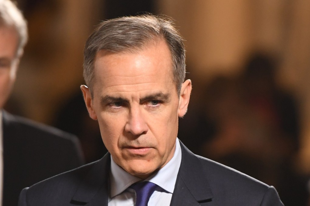 Bank of England governor Mark Carney, who is also chairman of the Financial Stability Board, in a file photo on March 2, 2018, issued a report saying bitcoin and other crypto assets did not pose a threat to the financial system for now but may one day do so. Photo: Bloomberg
