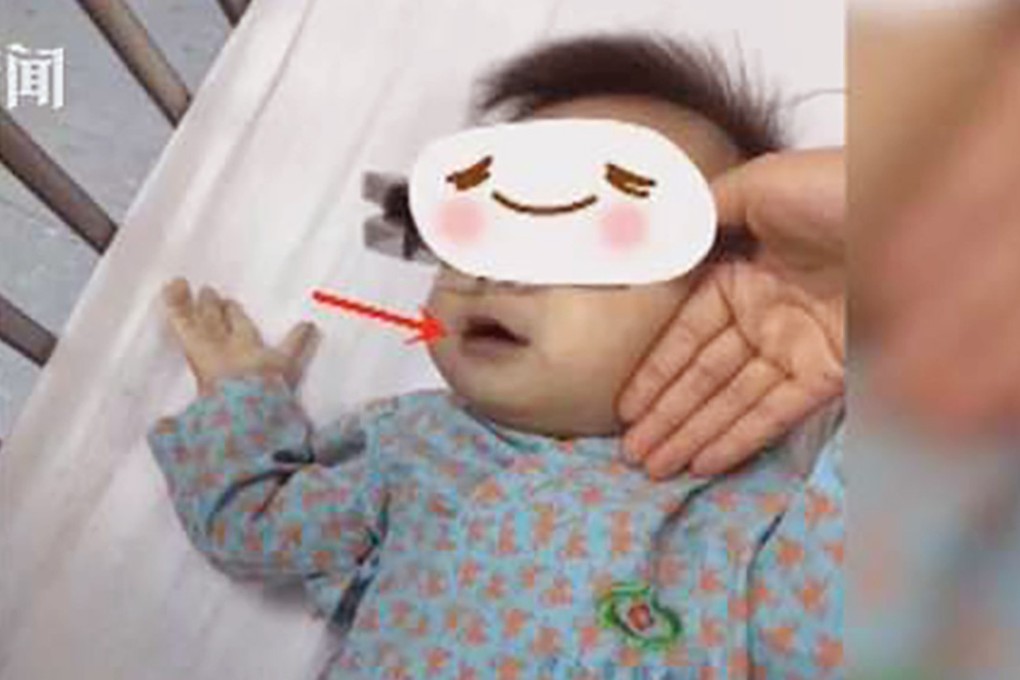 One of the children made ill by the drink. They are now out of danger. Photo: Kankanews.com