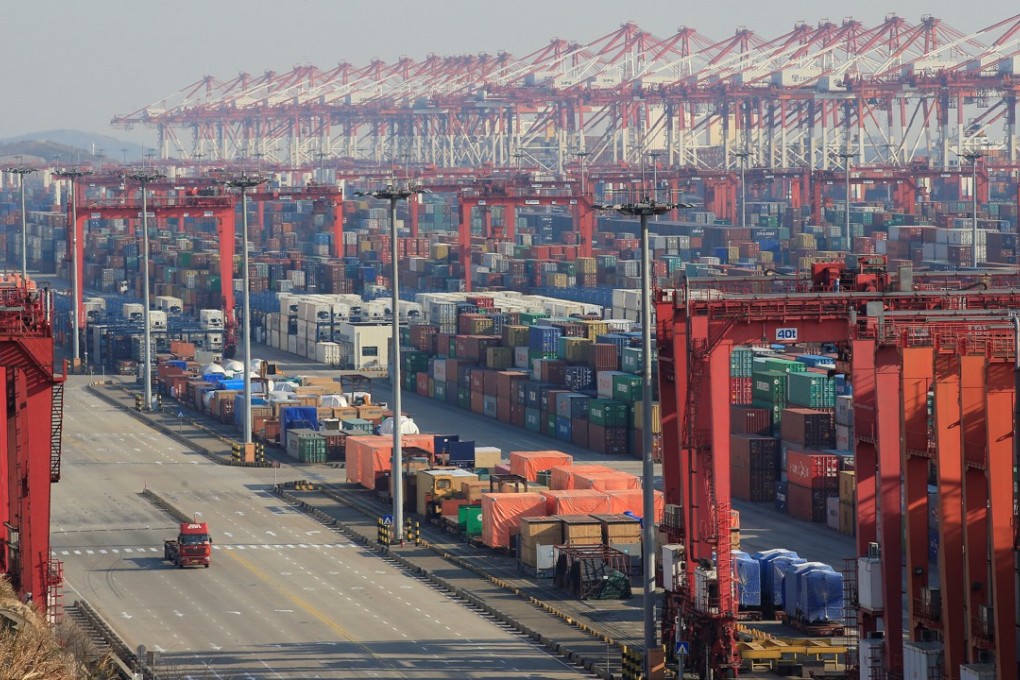 The Yangshan port, part of the Shanghai free-trade zone. The zone is being developed into a free-trade port. Photo: Reuters