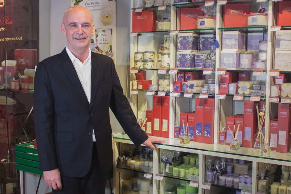 Ian Carroll is the owner and founder of The Candle Company. Photo: Ian Carroll