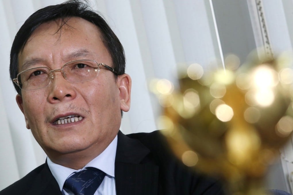 Zhaojin Mining chairman Weng Zhanbin. The company is investing in technology to improve efficiency at its gold mines. Photo: David Wong