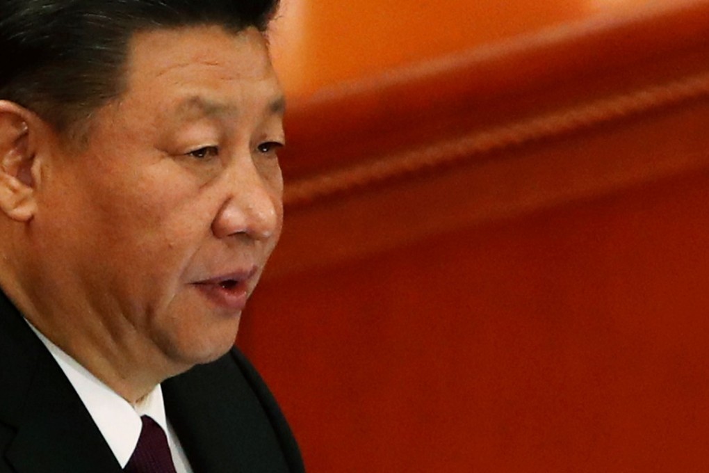 Chinese President Xi Jinping speaks at the closing session of the National People's Congress. Photo: Reuters