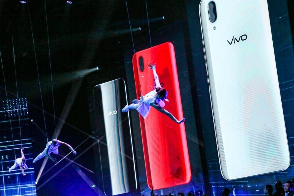 Chinese smartphone supplier Vivo’s new flagship device, the X21, was launched on Monday in Wuzhen, a city in the eastern coastal province of Zhejiang. Photo: Handout