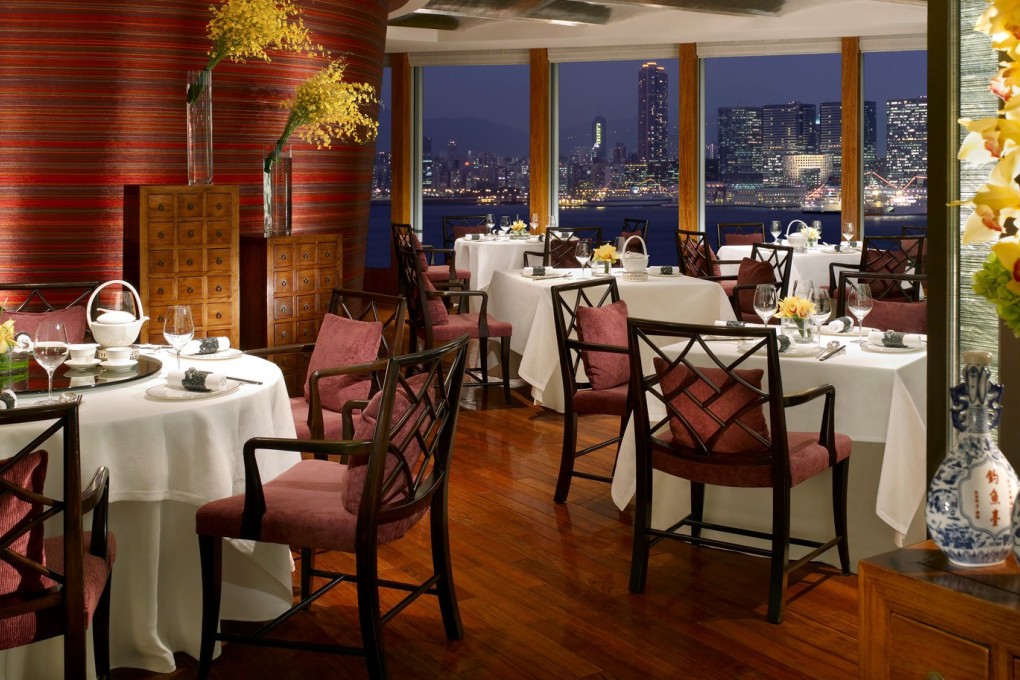 Diners can enjoy authentic Cantonese dishes in an elegant setting with spectacular views of Victoria Harbour