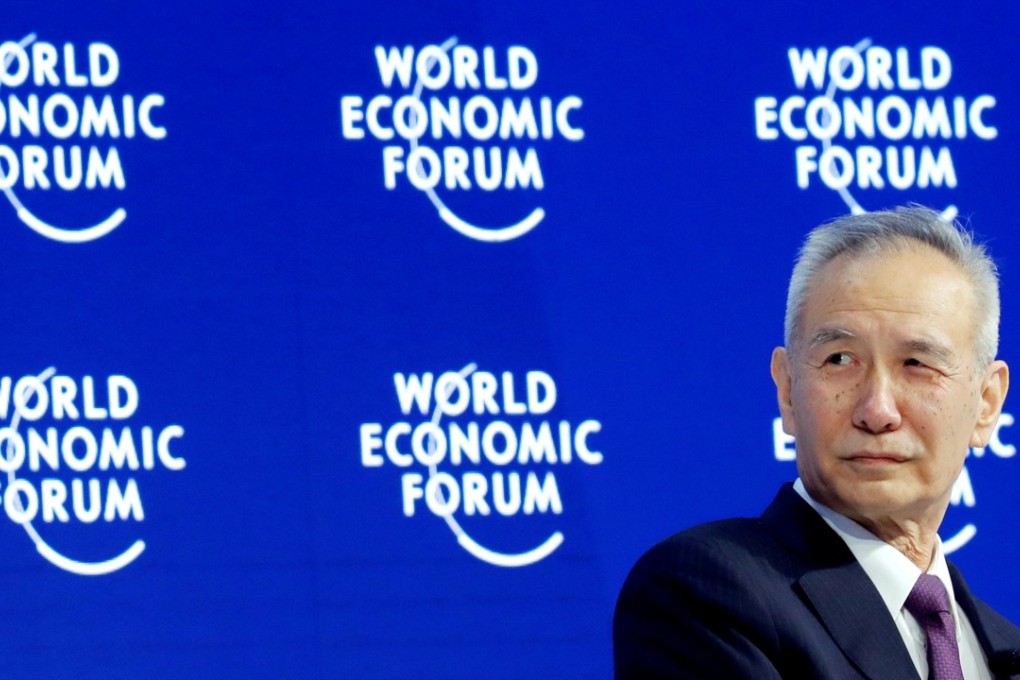 Chinese Vice-Premier Liu He spoke during the World Economic Forum annual meeting in Davos in January, where he promised that the opening of the Chinese domestic markets and reform measurers might “exceed the international communities expectations”. Photo: Reuters