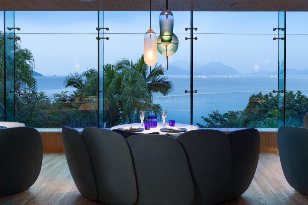 The Ocean by Olivier Bellin has floor-to-ceiling windows overlooking Repulse Bay.