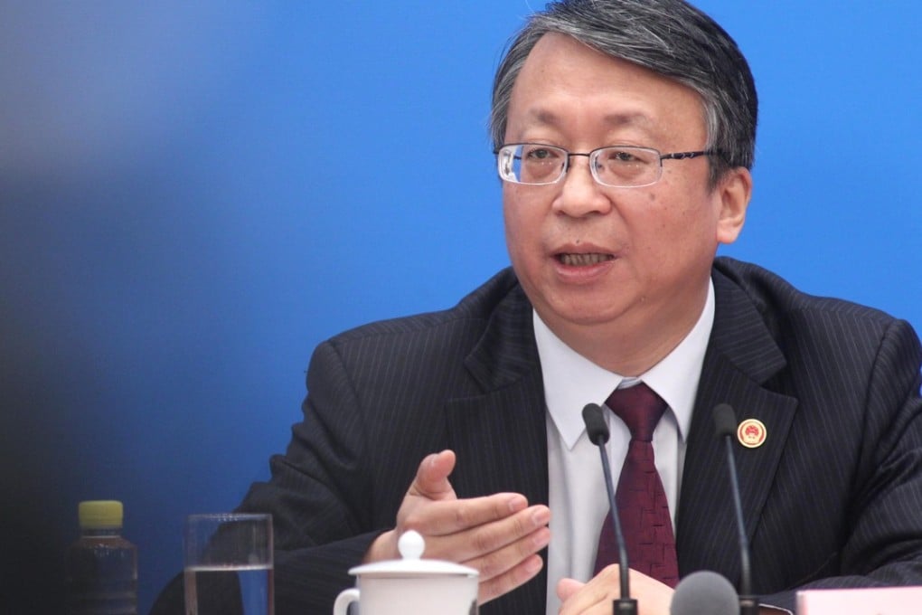 Shen Chunyao is the new head of the Basic Law committees in Hong Kong and Macau. Photo: Simon Song