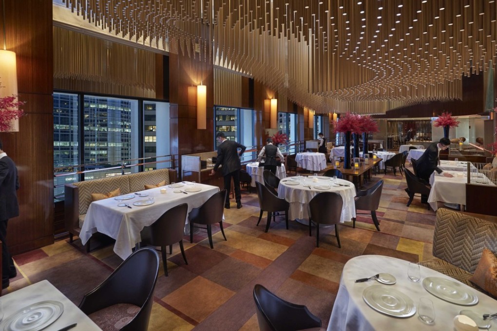 Amber is an intimate setting for diners.