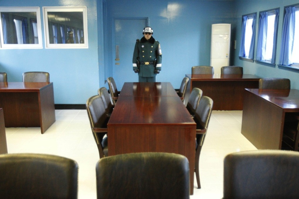 Seoul officials are considering the border truce village of Panmunjom, where the leaders of the two Koreas could meet. File photo: File photo: AP