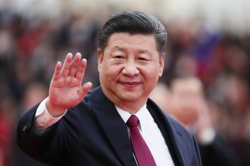 Chinese President Xi Jinping waves to deputies at the 13th National People's Congress (NPC) in Beijing on Tuesday. Photo: Xinhua