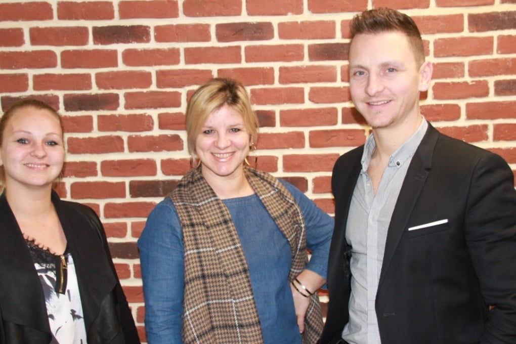 (From left) Julia Cassan, quality manager, Laure Cassan, general manager, and Bruno Cassan, industrial manager