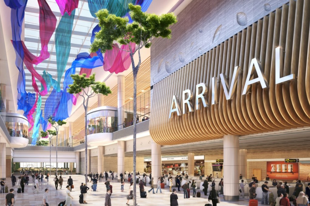 The Arrival hall at Singapore’s Changi Airport. Photo: Handout
