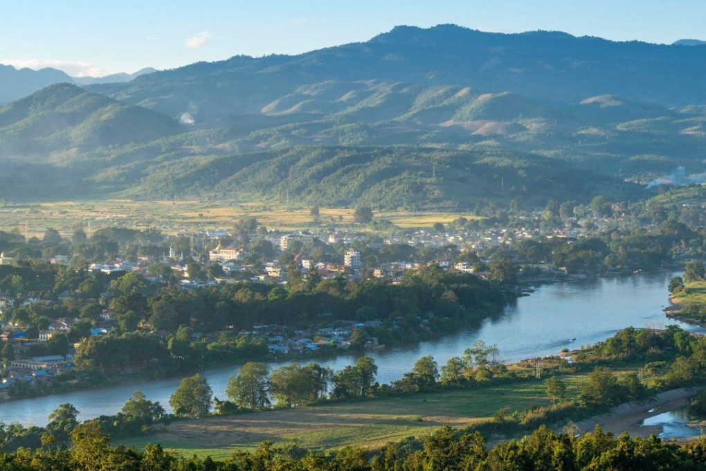 Hsipaw, in northern Myanmar, is surrounded by hills and sits on the Myitnge river, a tributary of the Irrawaddy. Photo: Alamy