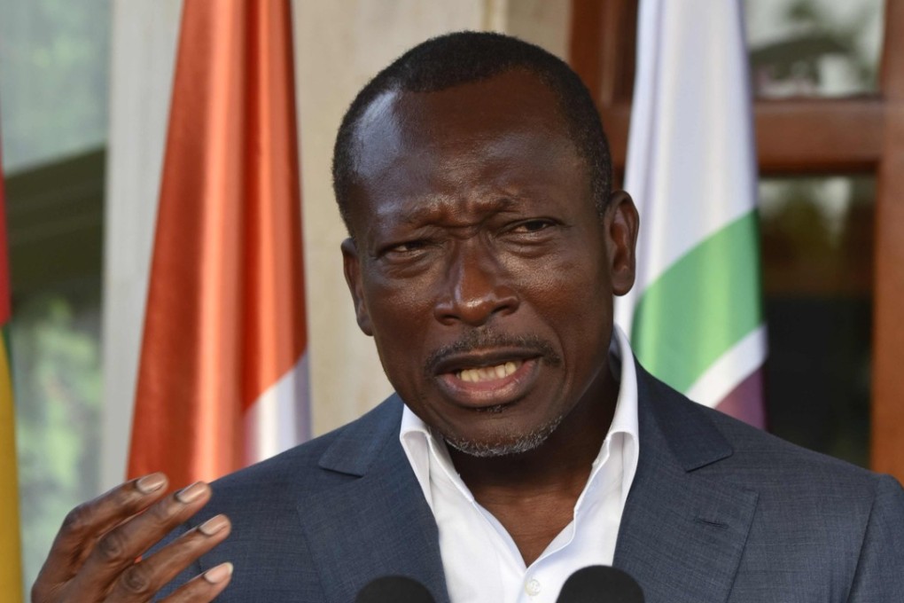 This file photo taken on April 18, 2016 shows Benin president Patrice Talon, who is tapping China to complete construction of a railway in his country. Photo: AFP
