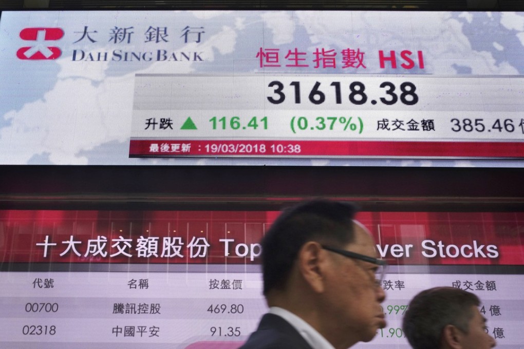 Buying of their own companies’ shares by directors on Hong Kong rose in the latest week. Photo: AP