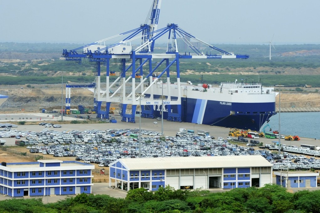 China’s control of strategic port Hambantota in Sri Lanka is one of the belt and road investments that has worried Japan and other countries. Photo: AFP