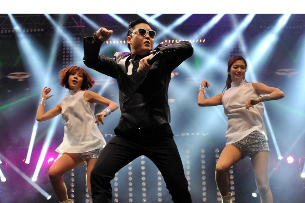 South Korean singer Psy performs his hit single Gangnam Style during a 2013 concert in Istanbul. Photo: Agence France-Presse