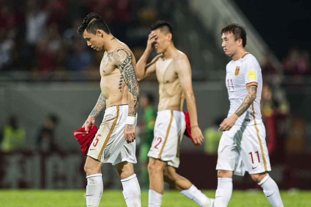 Chinese players could soon find themselves in hot waters for their choice in body art. Photo: EPA