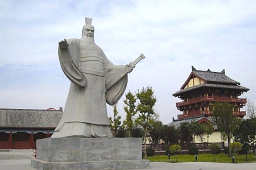 A statue of Cao Cao at Weiwudi Square in Xuchang, Henan. Photo: Handout