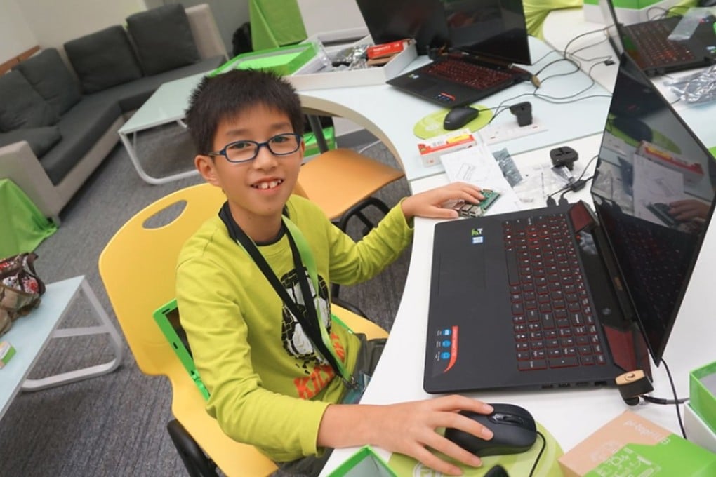 A student learns coding during a summer camp last year at the University of Hong Kong. Photo: Stuart Heaver
