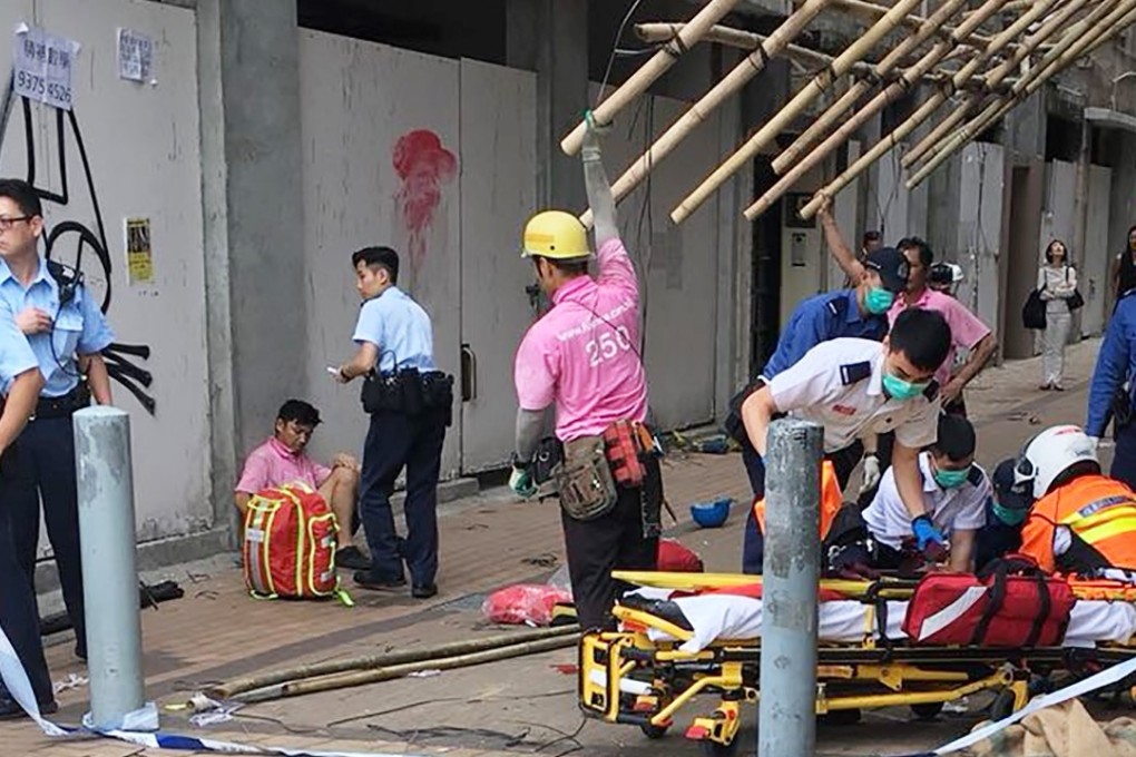 Man, 59, dies and colleague hurt in fall from scaffolding mounted on ...