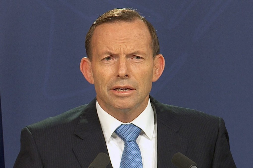 Former Australian prime minister Tony Abbott. Photo: EPA