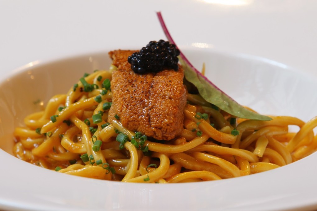 Sea urchin pasta at Dough Kitchen in Tai Hang. Photo: Roy Issa