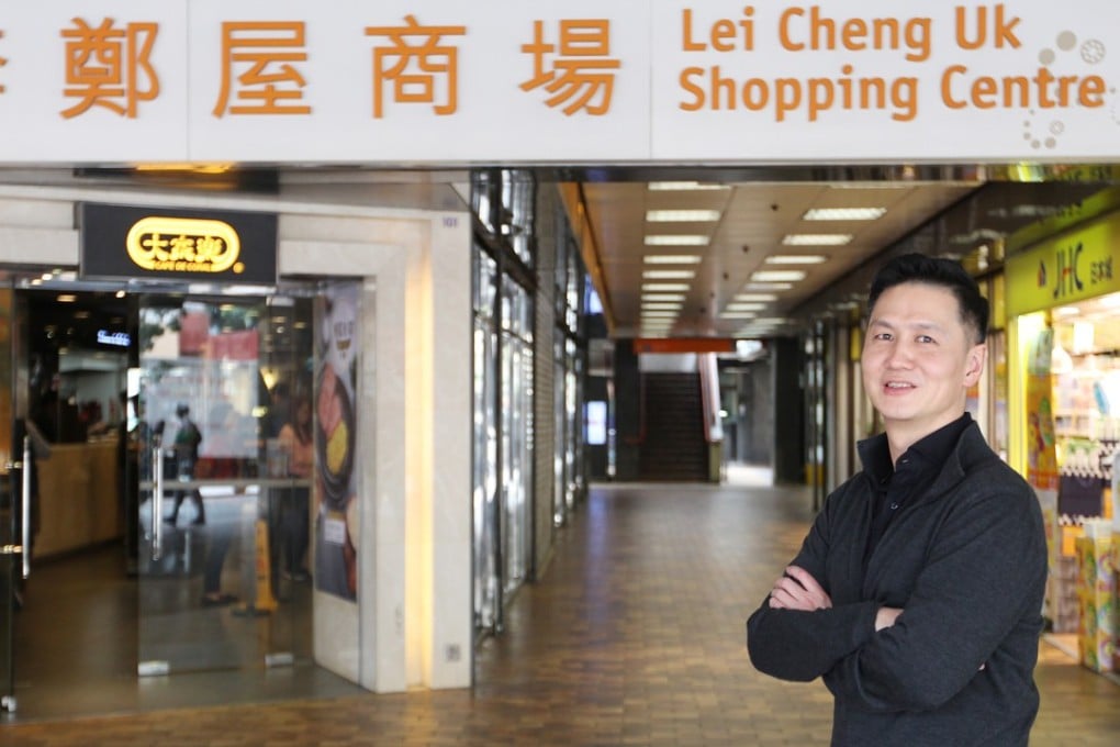 Goodwin Gaw, chairman of Gaw Capital Partners, at the Lei Cheng Uk Shopping Centre in Hong Kong. Photo: Roy Issa