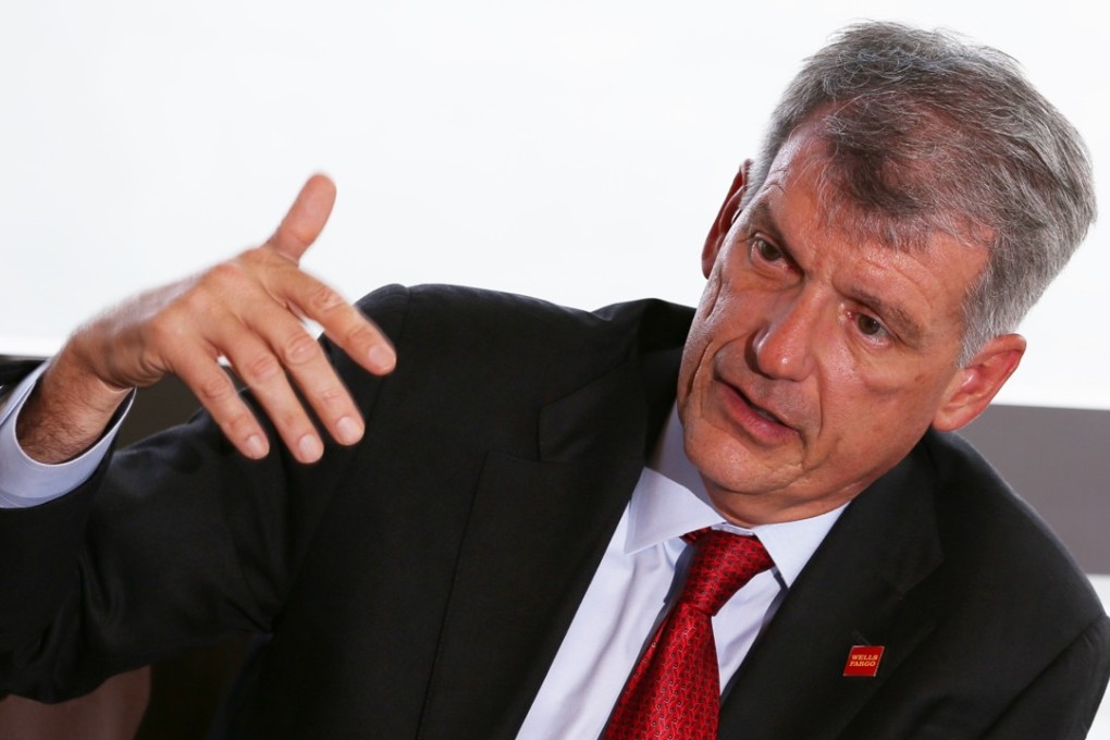 File photo of Timothy Sloan, the CEO of Wells Fargo bank, taken in July 2014. Photo: Nora Tam