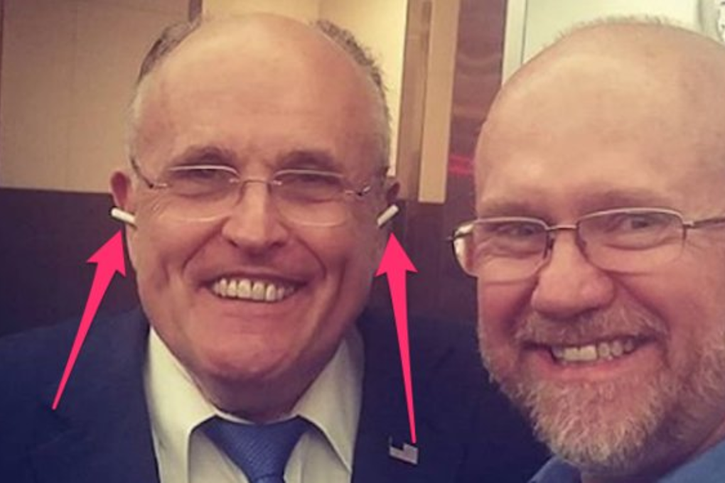 Rudy Giuliani and Rick Wilson. Photo: Rick Wilson/Twitter