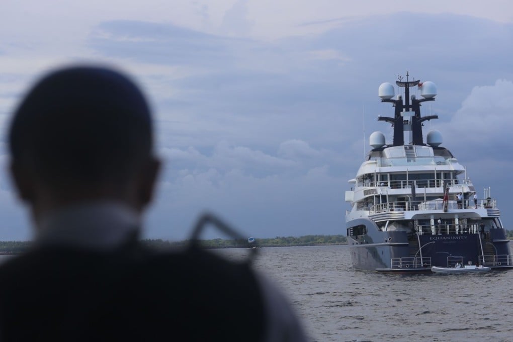 The luxury yacht sought by US authorities was seized February 28 off the Indonesian tourist island of Bali. File photo: AFP