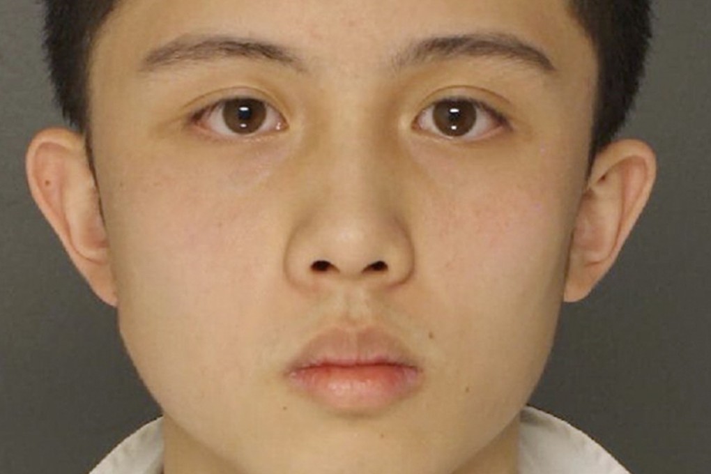 An Tso Sun, a Taiwanese exchange student charged with making terroristic threats, in a photo provided by the police department in Upper Darby, Pennsylvania. Sun was arrested after police said he threatened a shooting at his school, Monsignor Bonner and Archbishop Prendergast Catholic High School. Sun is in custody in Delaware County Prison in lieu of US$100,000 bail. Photo: Upper Darby Police Department via AP