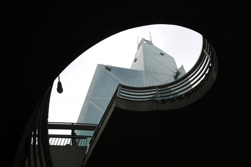 The Bank of China tower in Hong Kong. The bank, China’s fourth-largest by assets, reported a net profit of US$27.41 billion for 2017. It’s Hong Kong arm, however, reported a worse than expected result of US$3.62 billion for the same period. Photo: Sam Tsang
