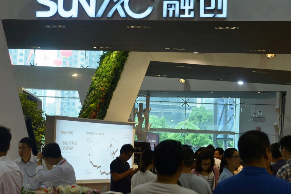 Sunac China Holdings Sunac China Holdings has now written off most of its investment in Leshi Internet Information and Technology, setting aside 16.6 billion yuan (US$2.64 billion) to cover its losses. Photo: Reuters