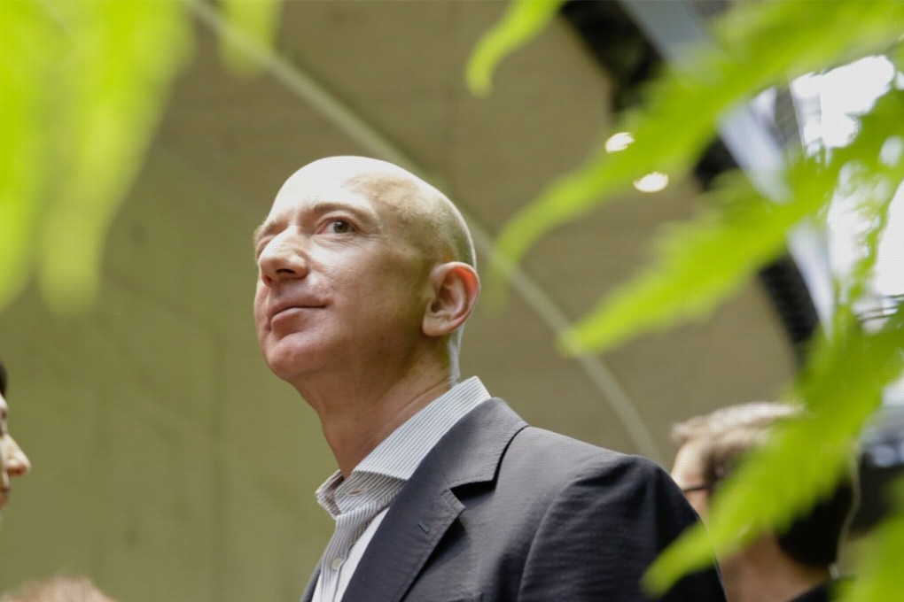 Amazon shares fell as much as 7.4 per cent on Wednesday after reports that Trump wanted to target the tech giant. Photo: AFP