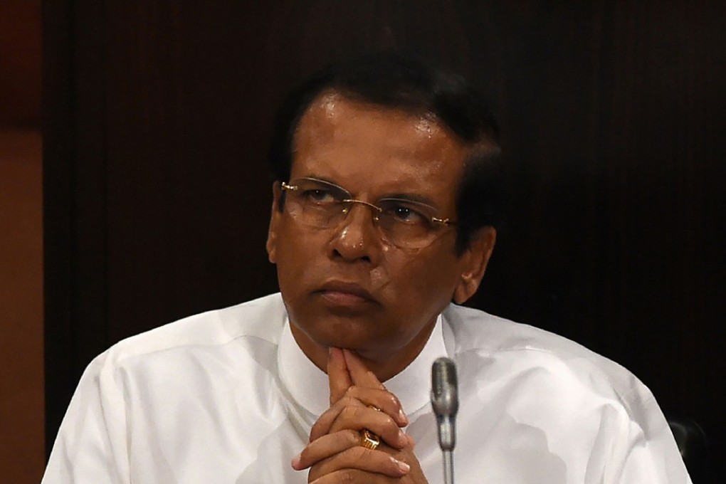 Sri Lanka's President Maithripala Sirisena. File photo: AFP