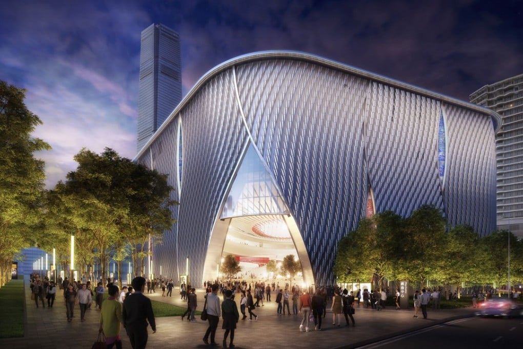An artist’s impressions of the Xiqu Centre at the West Kowloon Cultural District. Photo: Handout