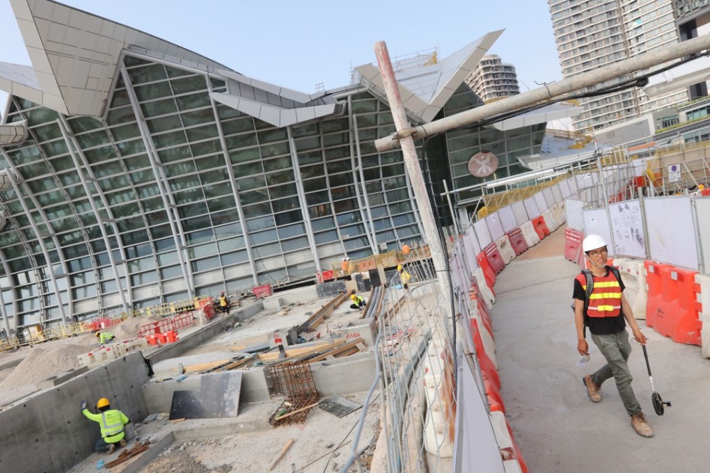 The West Kowloon terminus under construction. Photo: Felix Wong