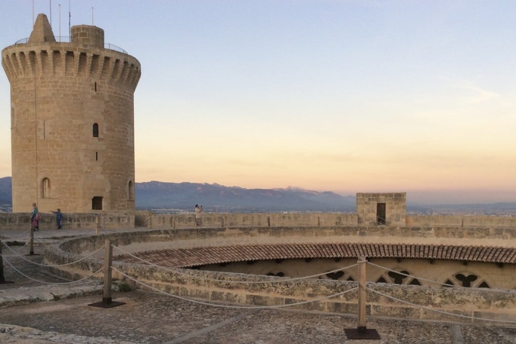The roof of Bellver Castle, Palma de Mallorca, Spain. Picture: Mark Footer