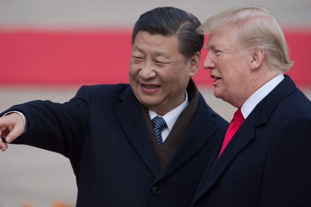 China's President Xi Jinping and US President Donald Trump attend a welcome ceremony in Beijing during Trump’s state visit last November. Photo: AFP