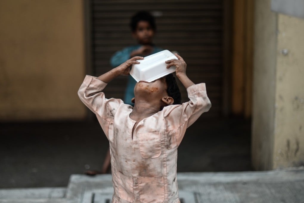 A homeless child in Malaysia. Malays are suffering under growing inflation and low wages. Photo: AFP