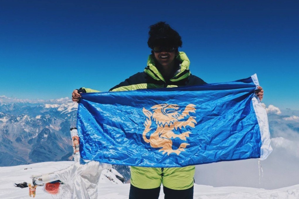 Benjamin Chan, a former pupil at King George V School, on an expedition. Photo: Facebook