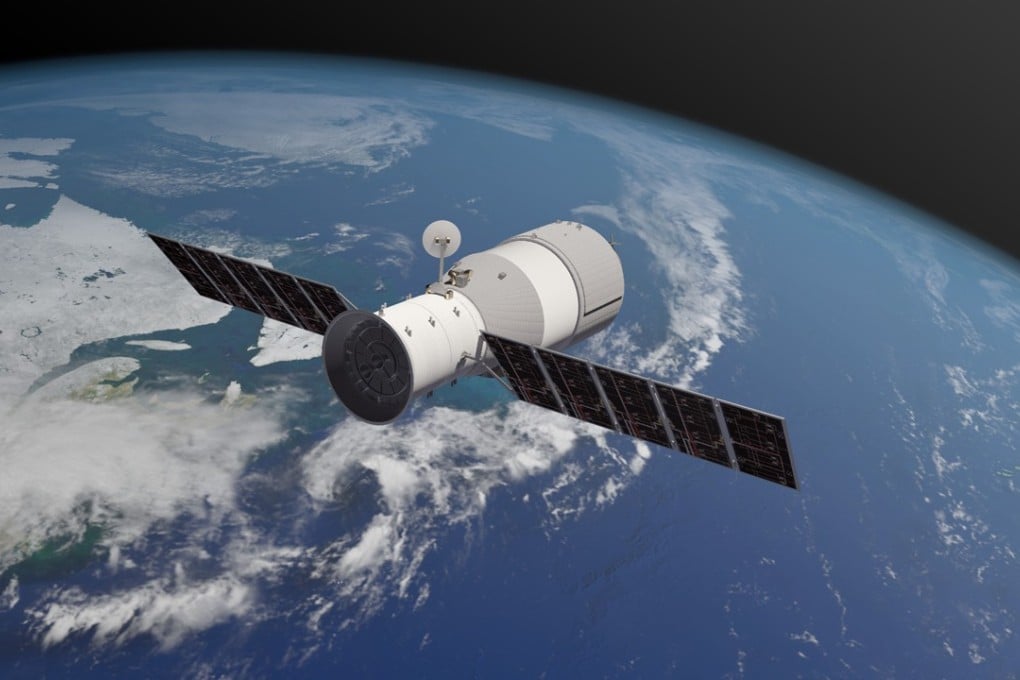 An artist's impression of the Tiangong-1 space station while it was in orbit. Photo: Handout