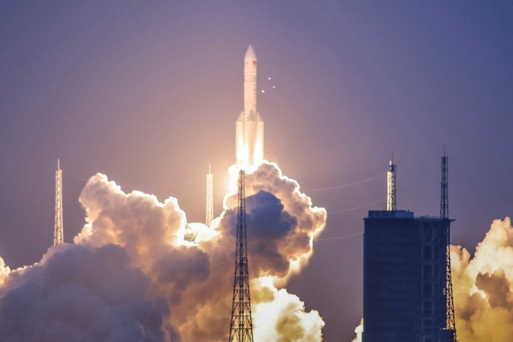 A Long March-5 Y2 rocket takes off from the Wenchang Satellite Launch Centre in Wenchang, Hainan province, in July 2017. Soon after the launch, state media announced the mission had failed. Photo: Reuters