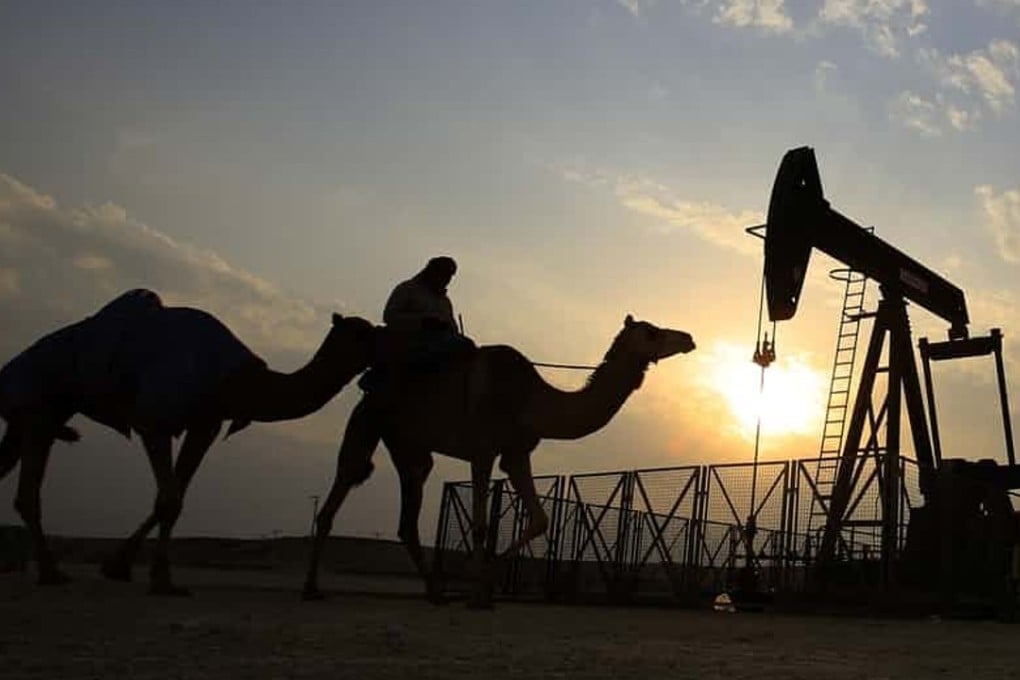 A desert oilfield in the Sakhir area of Bahrain. The country ranks 57th in the list of oil producers. File photo: AP