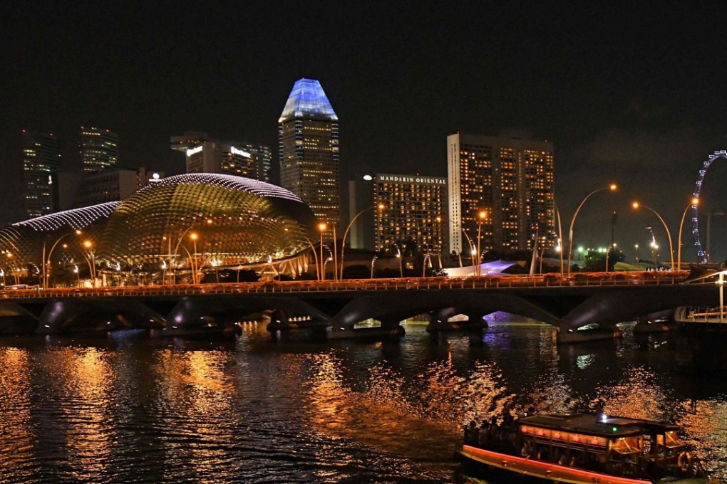 The financial district of Singapore, where diverse ethnic groups share in the culture of “being Singaporean”. Photo: AFP