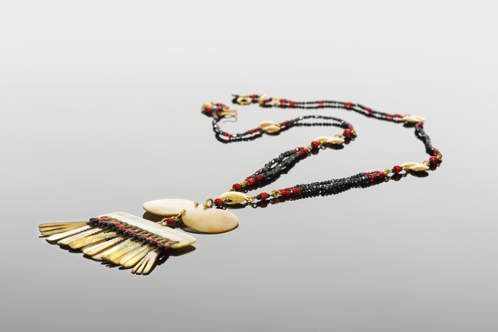 A necklace designed by Lisa Black.