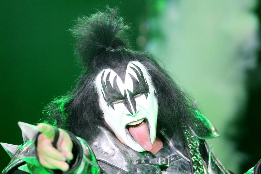 Gene Simmons of the US hard-rock band Kiss performs on stage in Leipzig, eastern Germany. Photo: AFP/SEBASTIAN WILL