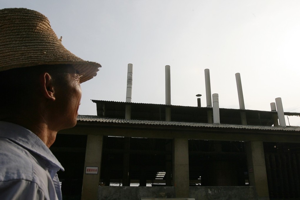 Villagers in Shuangqiao blame the factory, which has since been razed, for a string of cancer cases. Photo: KY Cheng