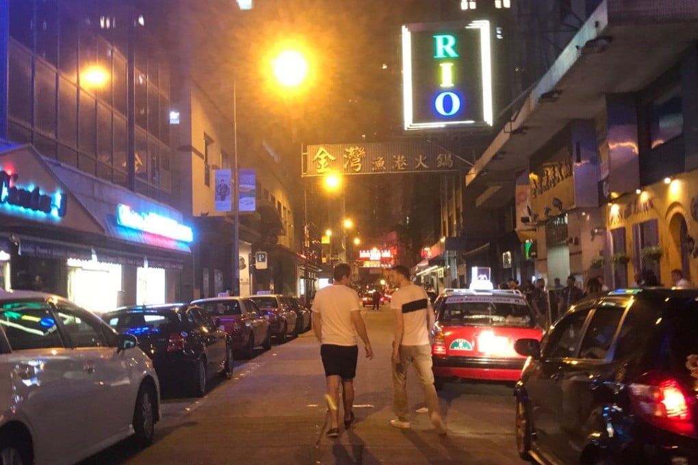 The Hong Kong Rugby Sevens mean big business for Wan Chai night spots. Photo: Nicolas Atkin